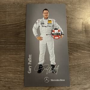 Gary Paffett Printed Auto 2011 Mercedes DTM Limited Long Card RARE Item